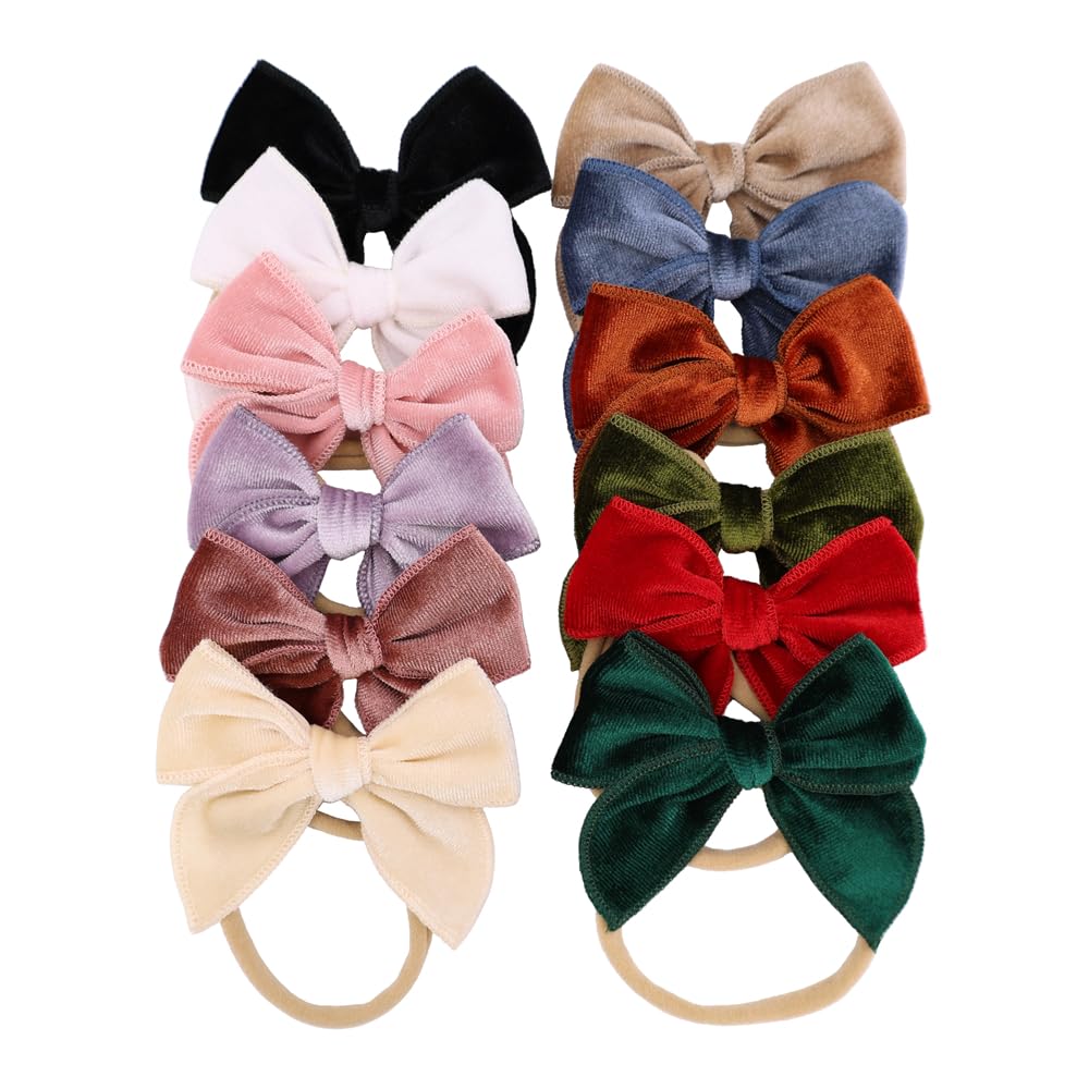 Gebelle Fable Bow Headband in velvet, a versatile pack for coordinating outfits.