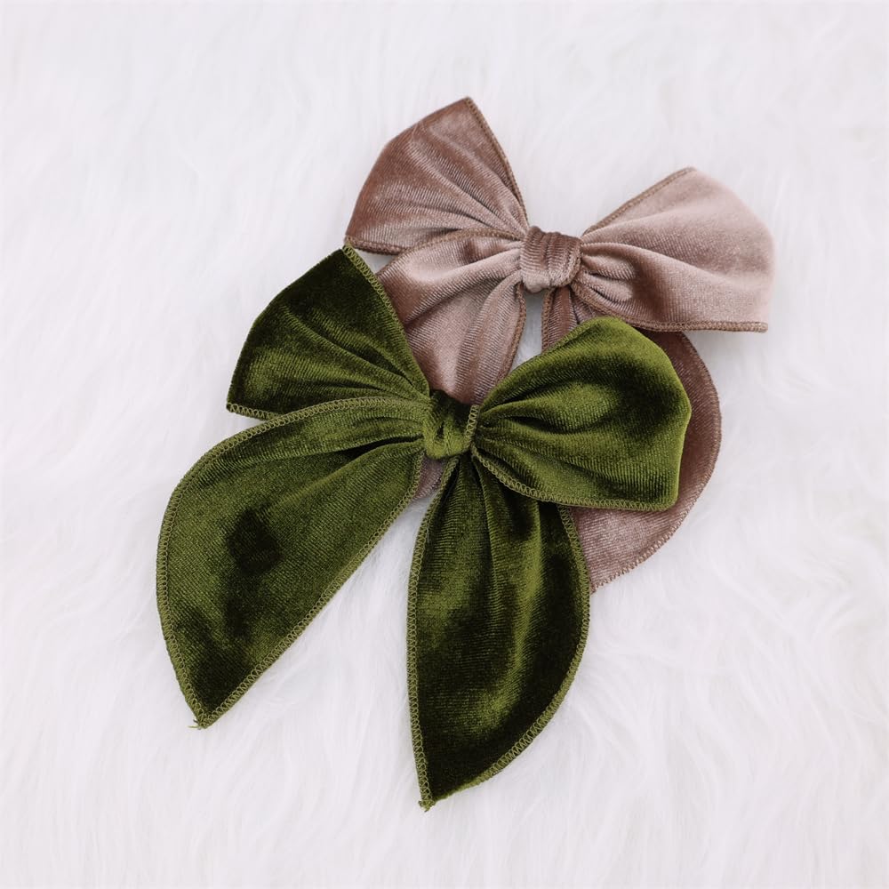 Gebelle velvet fable bow clip ponytail and half-up ready for active days