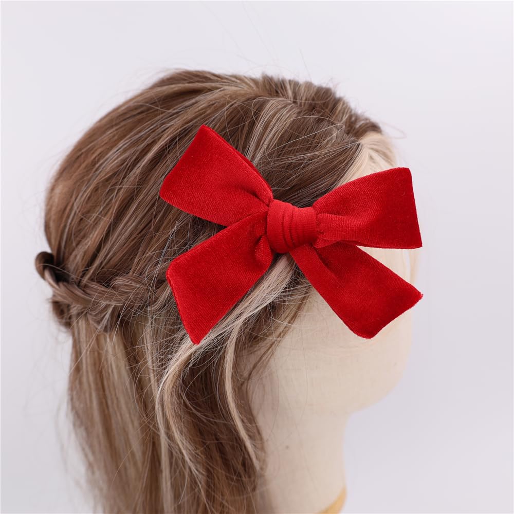 Gebelle vintage velvet bow everyday wear demonstrates simple, cute daily accessory.