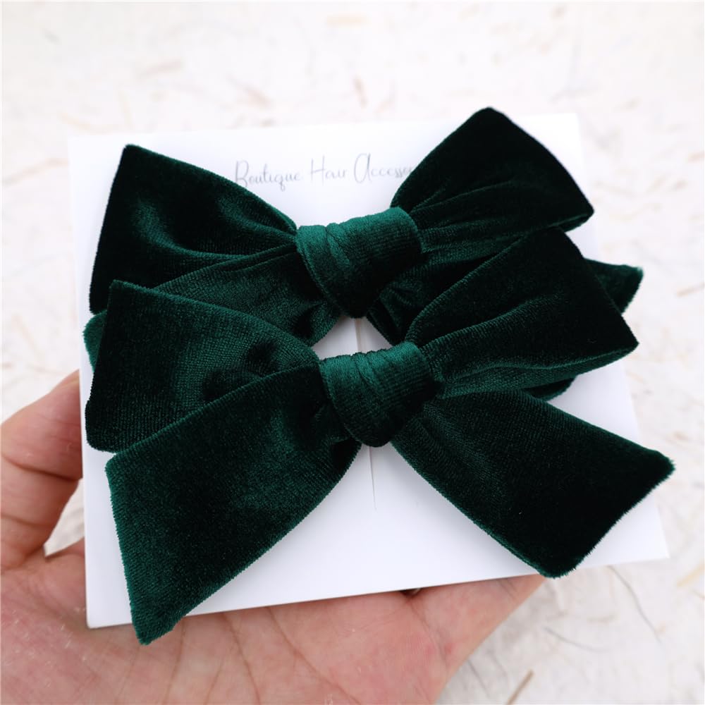 Gebelle Vintage Velvet Bow Green packaging shows gift-ready presentation.