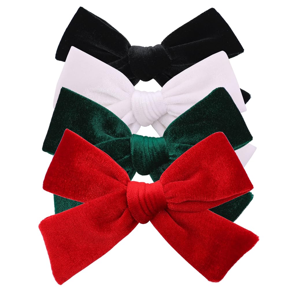 Gebelle velvet bow close-up shows rich texture for festive outfits