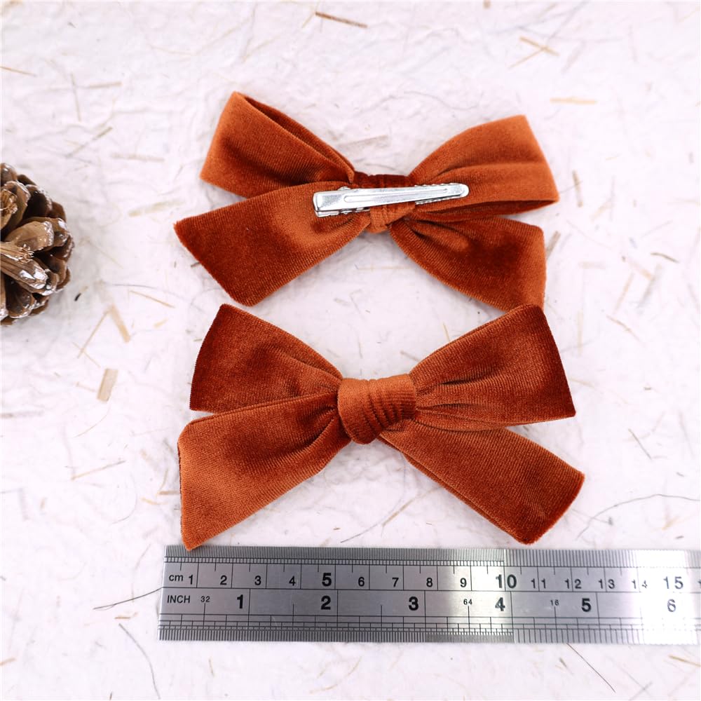 Gebelle vintage velvet bow clip for mom and women styling