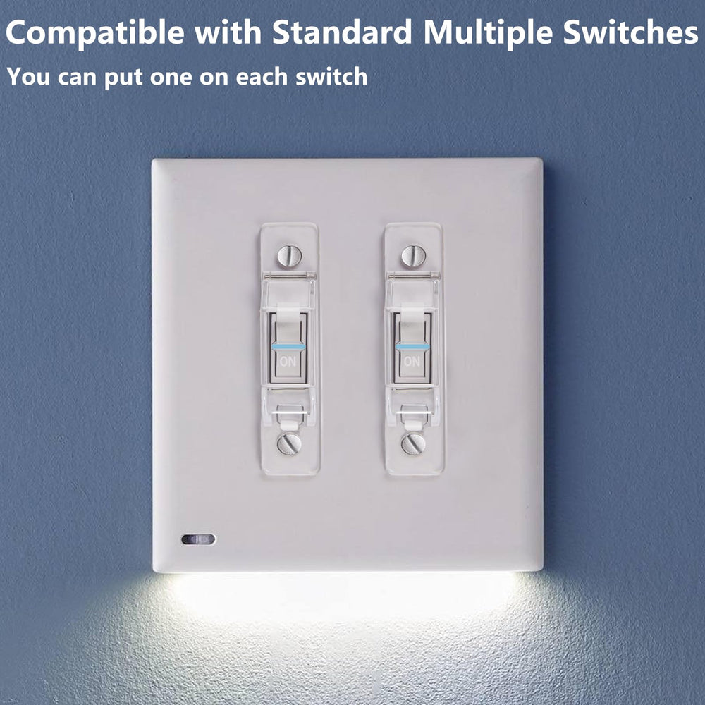 Gebena clear polycarbonate switch cover is durable and discreet.