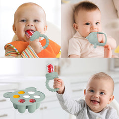 Gedebey feeder pacifier highlights a safe design with chew-friendly features