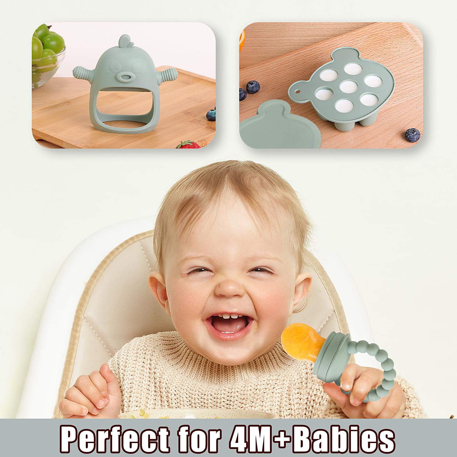 Gedebey silicone feeder lid protects the silicone tip for hygienic use