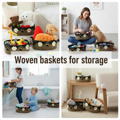 Geelin basket on desk for quick access and tidy workspace