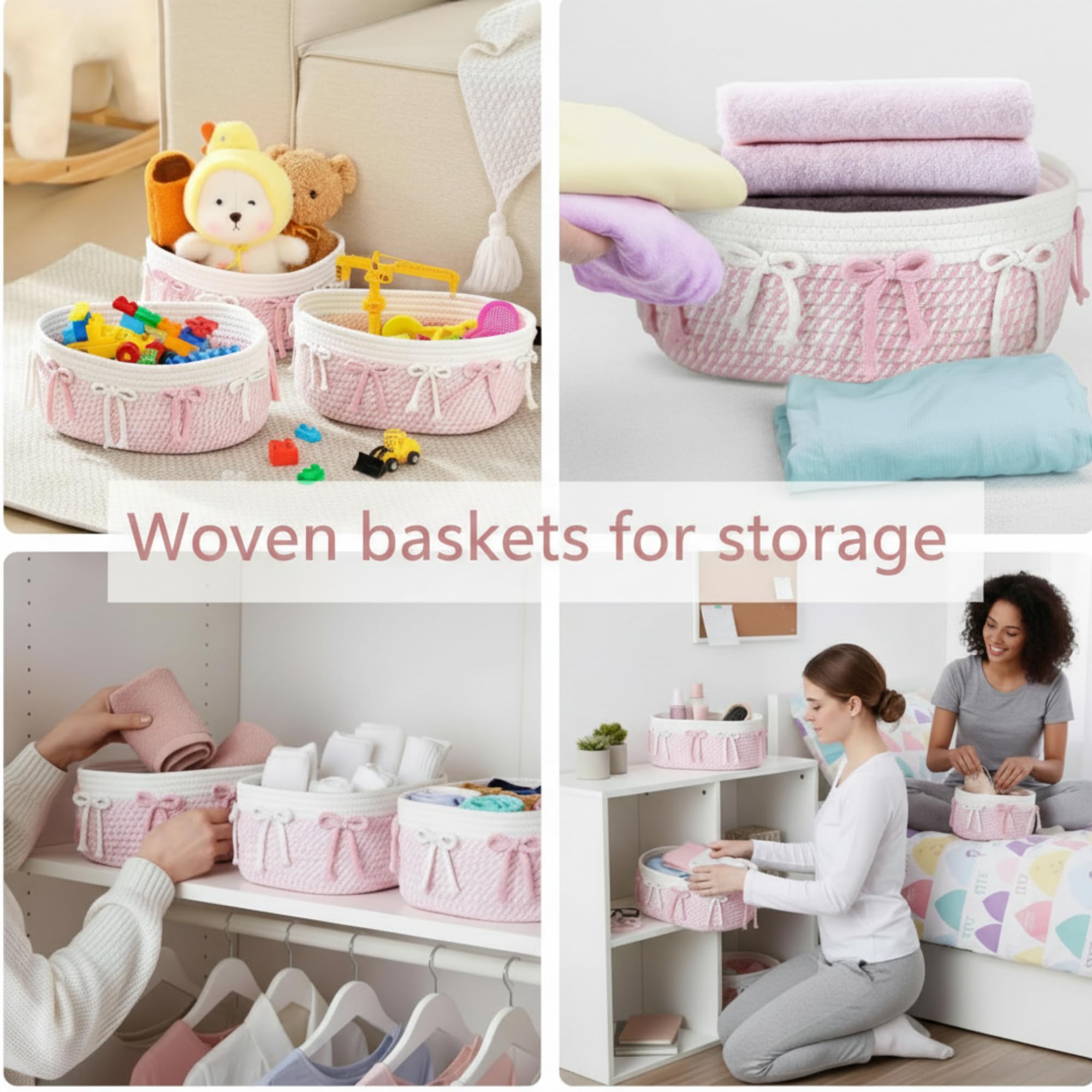 Geelin gift ideas display using baskets as cute DIY presents