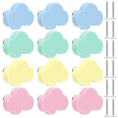 Geelin silicone cloud knob pink, soft grip for little hands, ideal nursery furniture update.