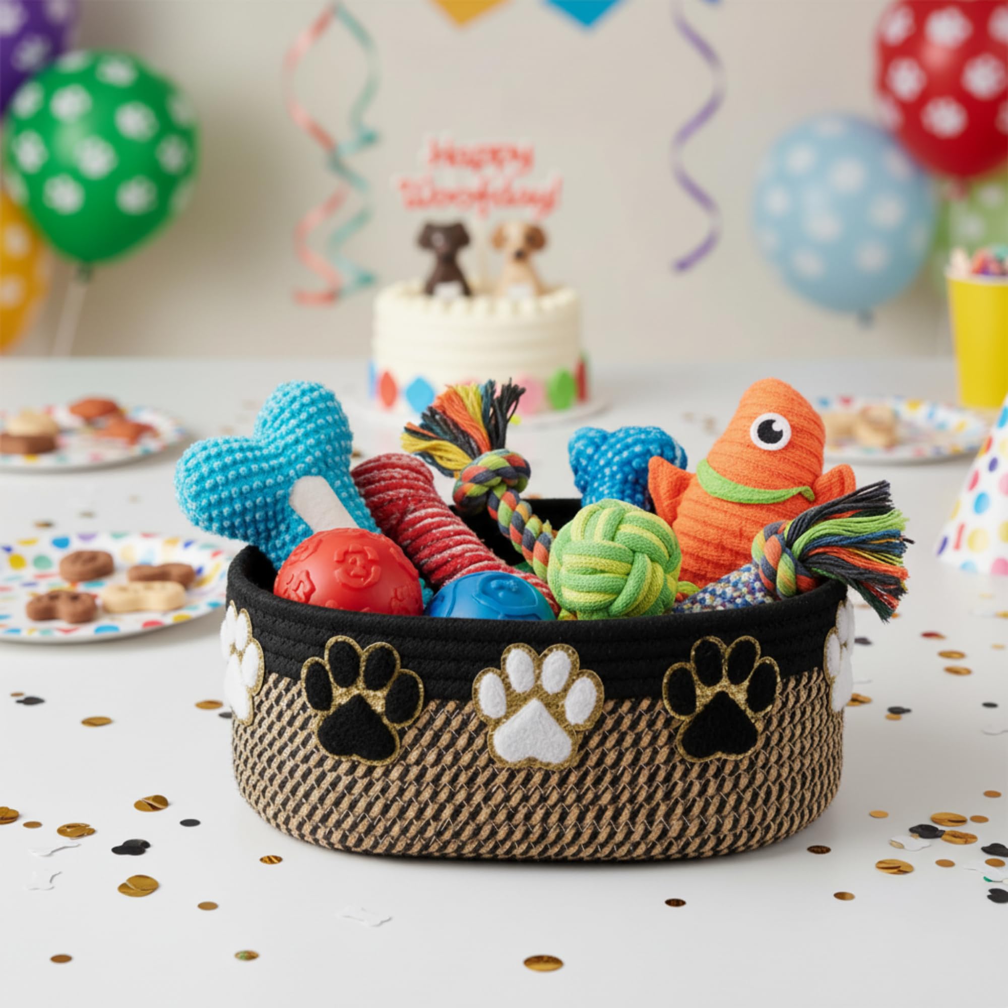 Geelin storage baskets organize toys, remotes, and snacks