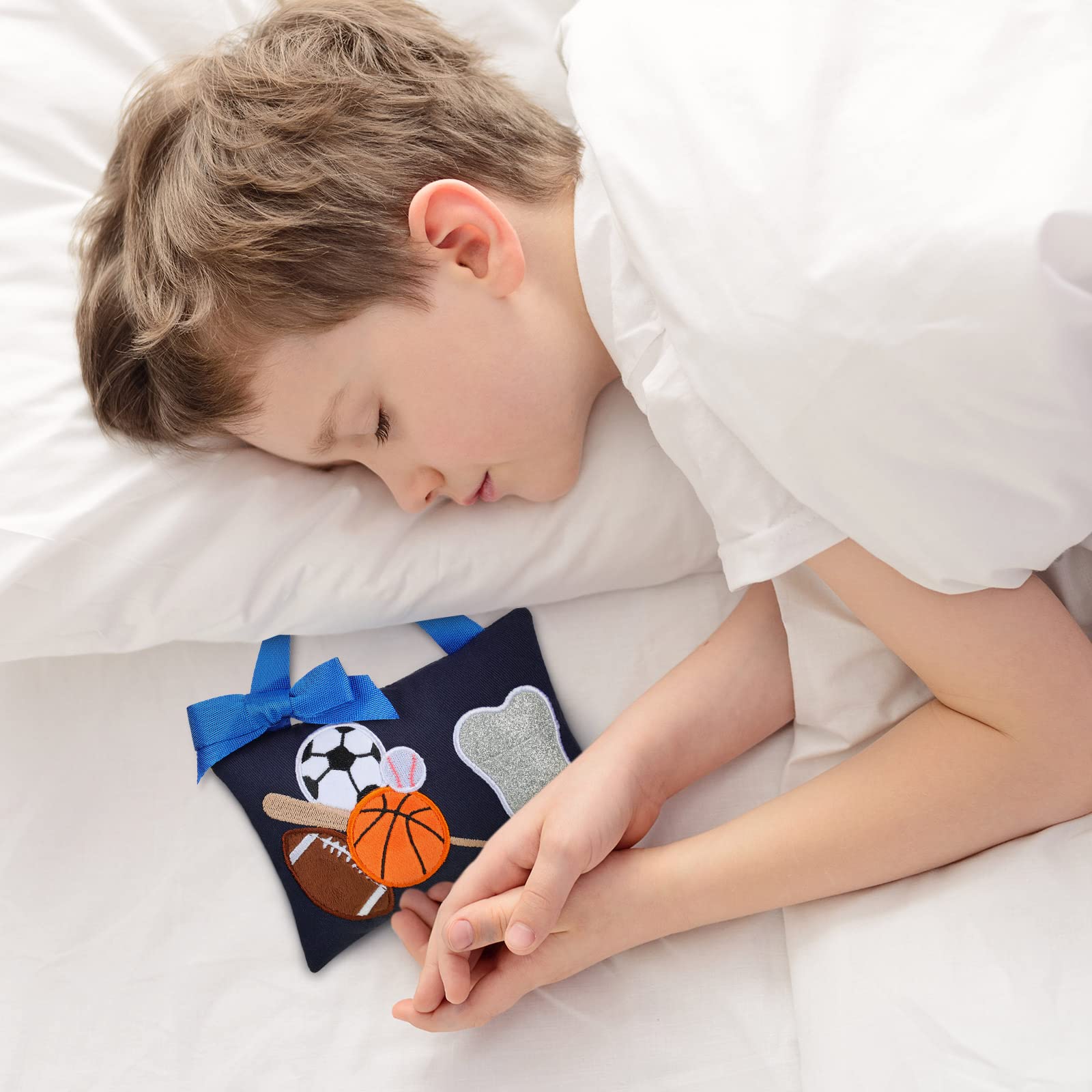 Geelin Tooth Fairy Pillow Pocket room-decor adds warm charm to a kid's space