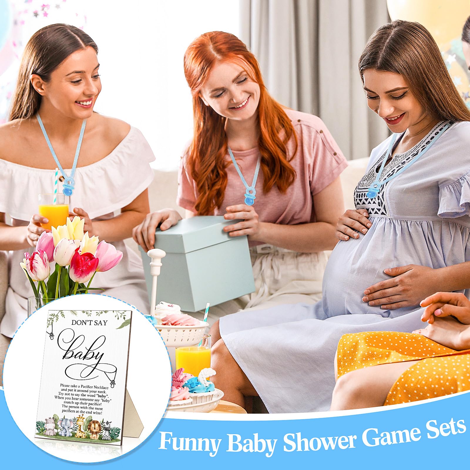 Geetery baby shower favors kit for gender reveals and celebrations
