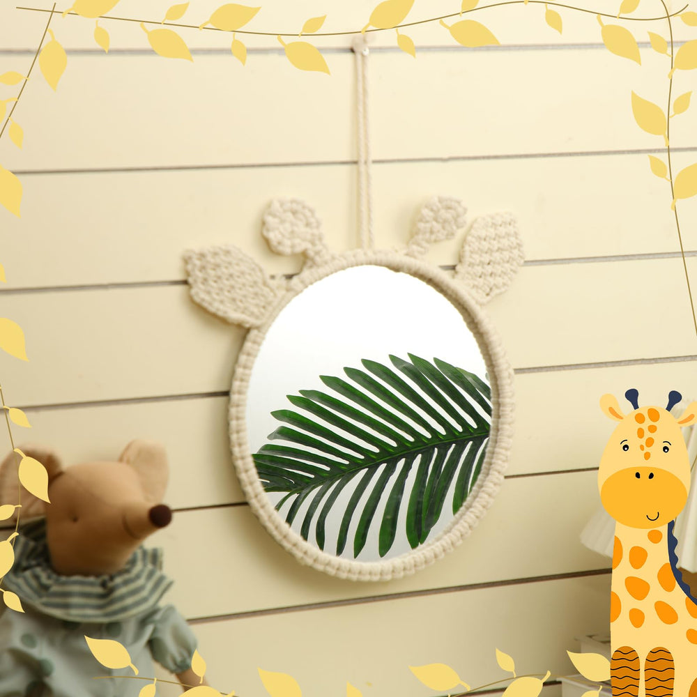 Geetery Beige Acrylic Mirror delivers clear reflection while staying durable and safe.