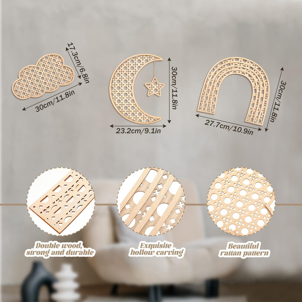 Geetery cloud wall decor brings soft texture and whimsy to nurseries or kid's rooms.
