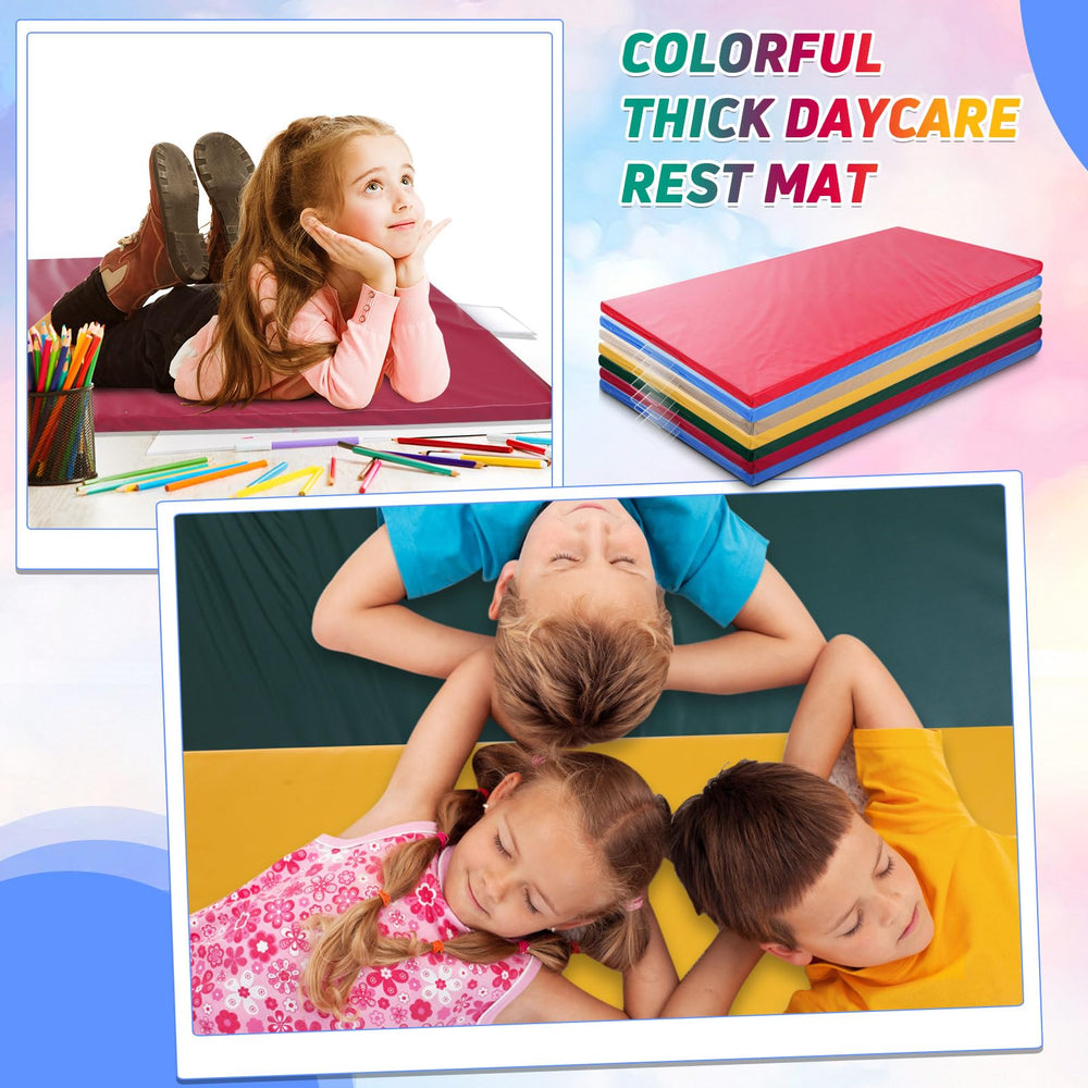 Geetery rest mats include name tag holder for easy ID.
