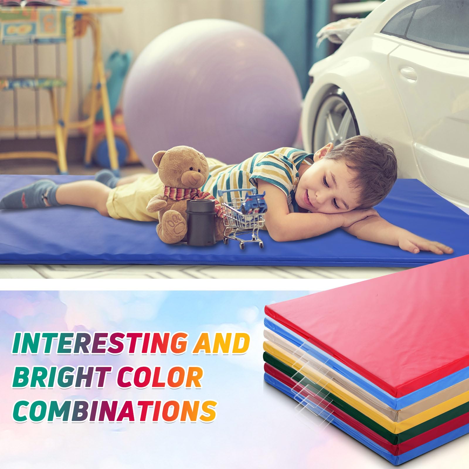 Geetery rest mats tear-resistant PU leather for durability.