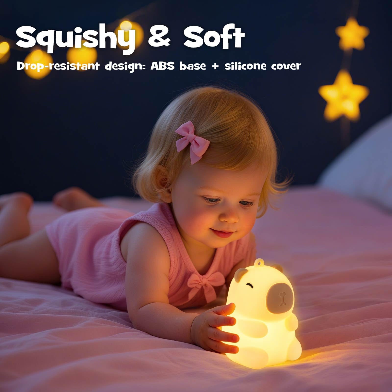 Gefaxi portable night light suitable for dorm desks and travel.