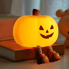Gefaxi pumpkin night light squishy design—soft, comforting playmate for bedtime routines.