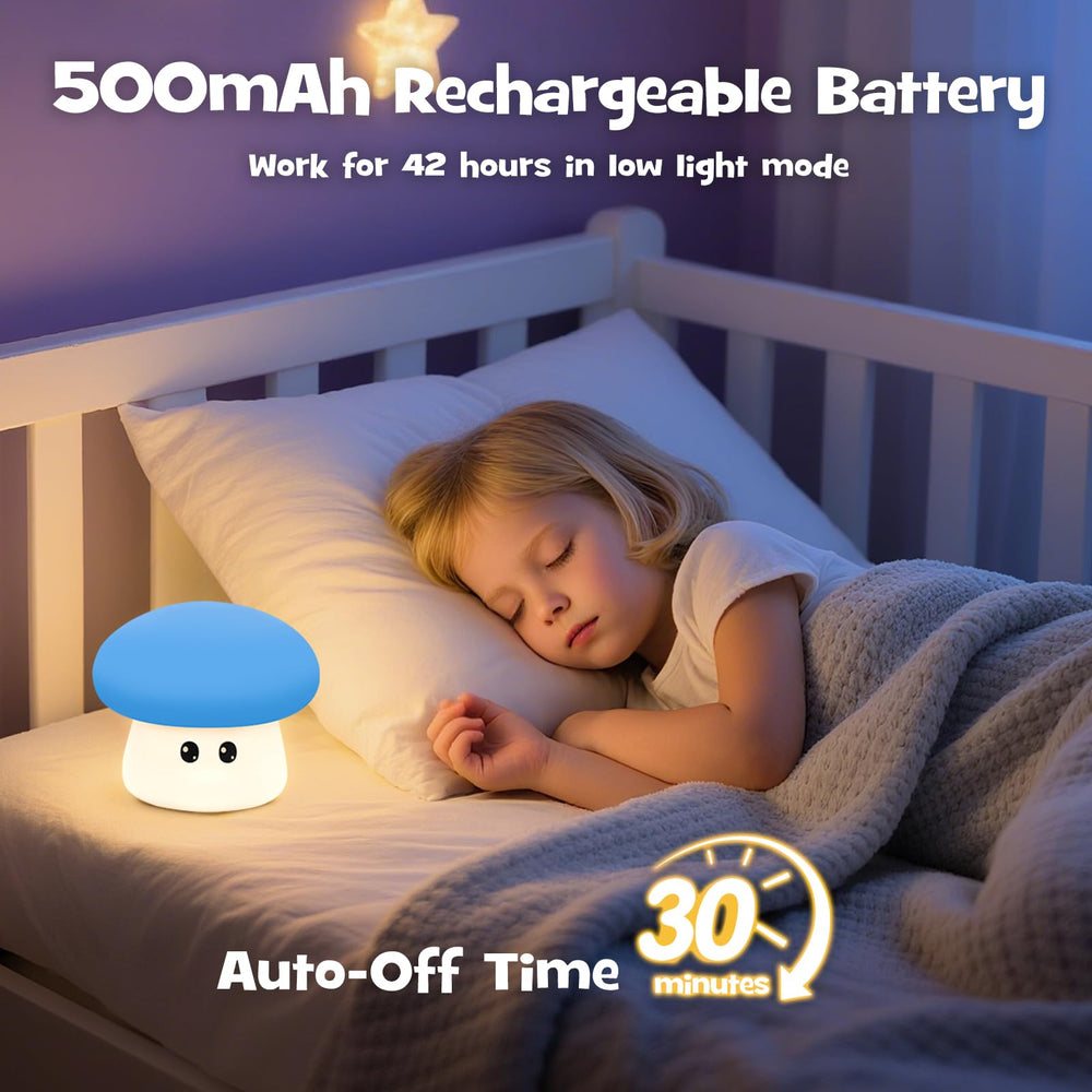 Gefaxi 500mAh rechargeable battery powering hours of glow