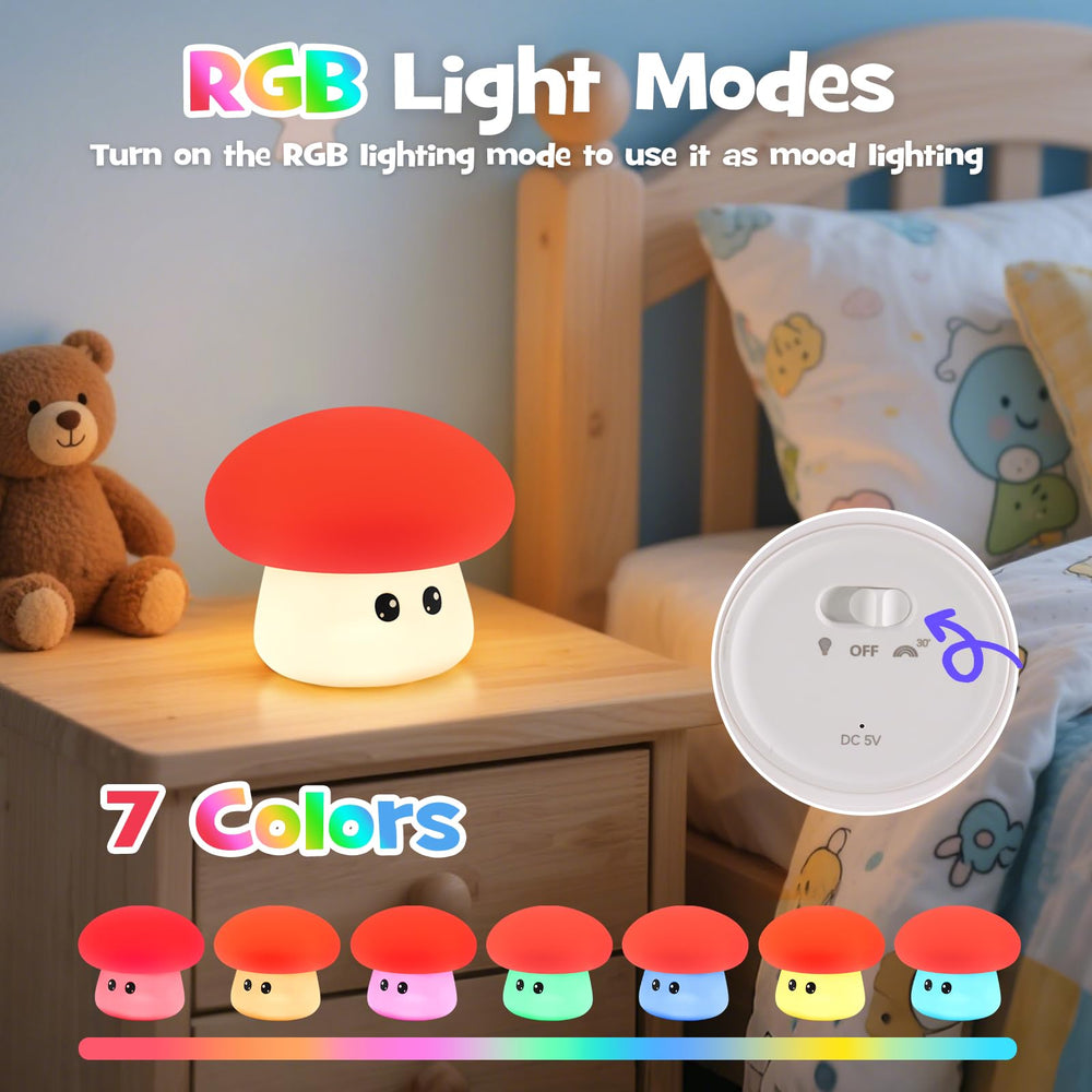 Gefaxi silicone surface night light base is safe and easy to clean