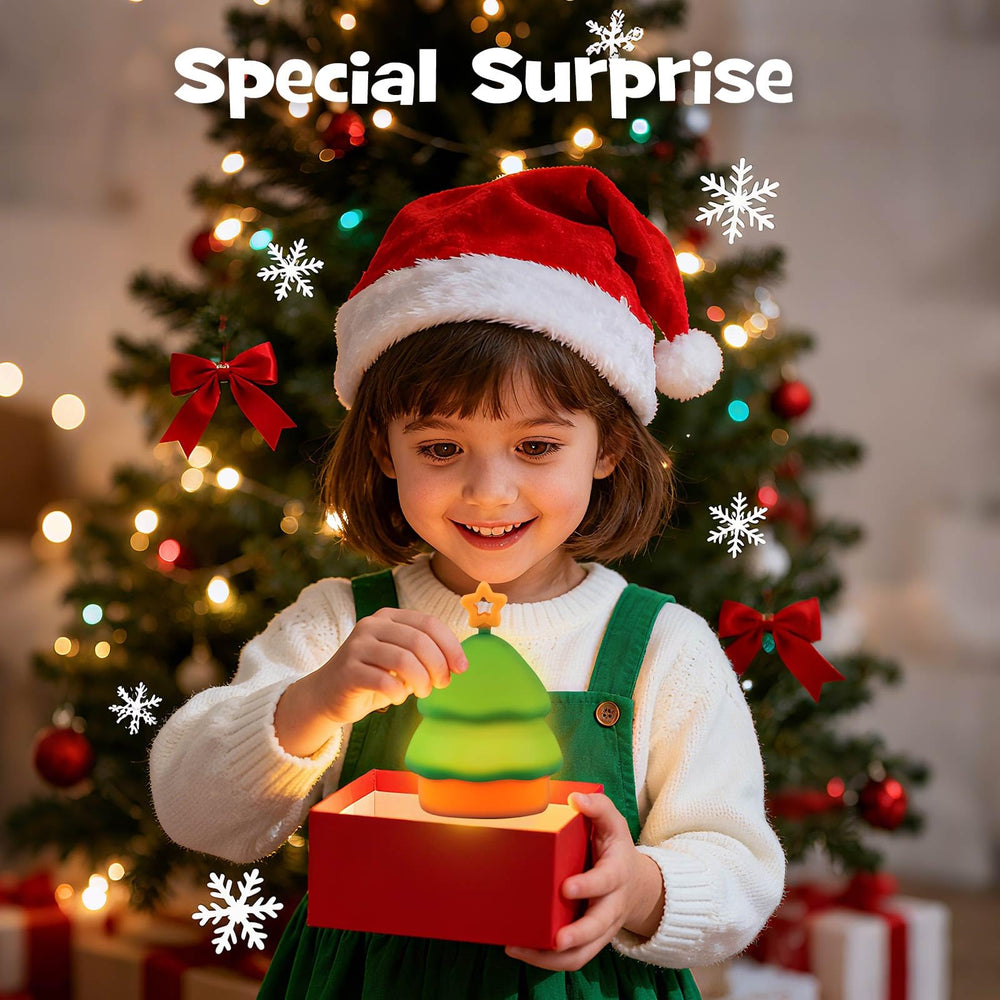Gefaxi Squishy Tree Night Light is dimmable, letting you set soft bedtime brightness