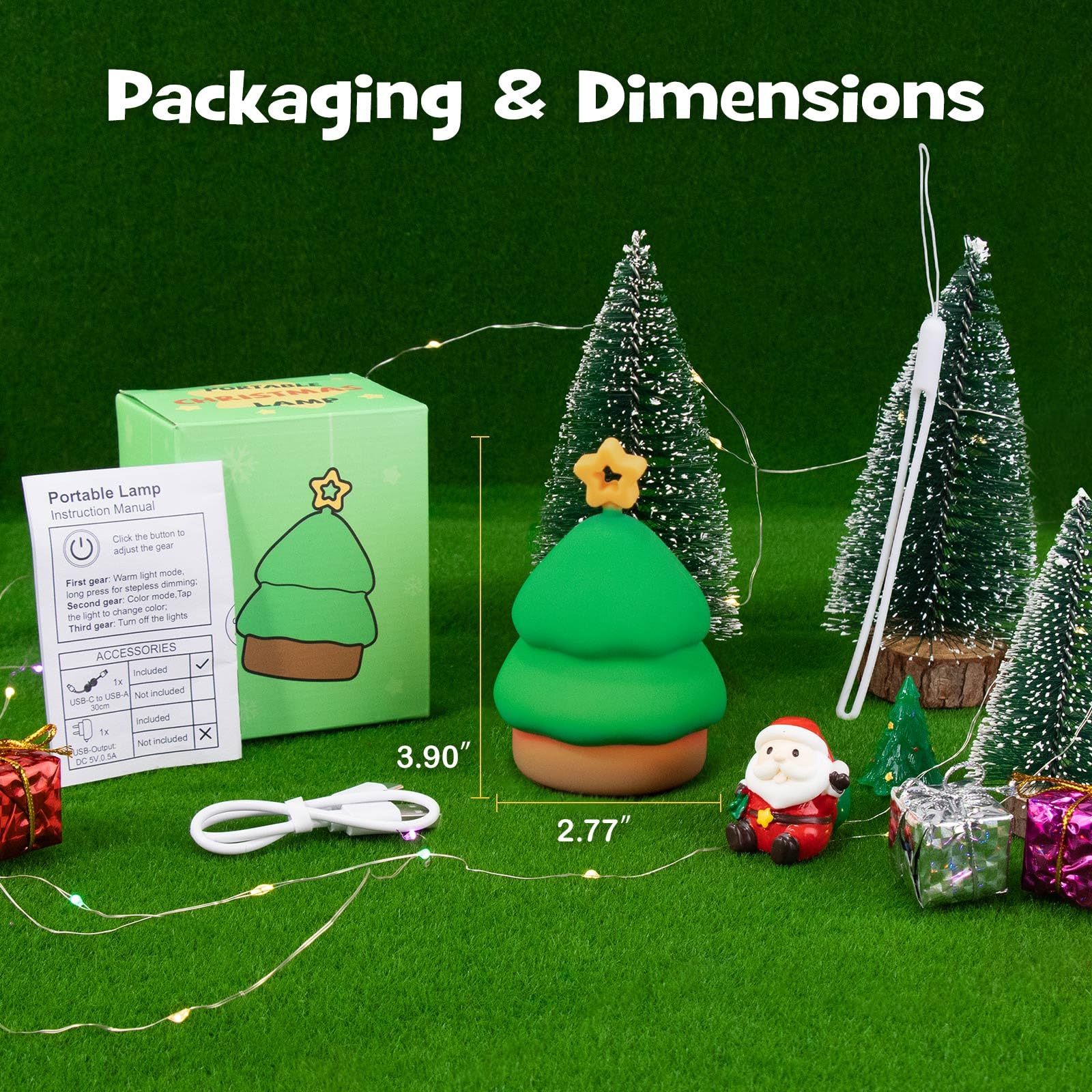 Gefaxi dorm decor night light brightens small spaces during holidays