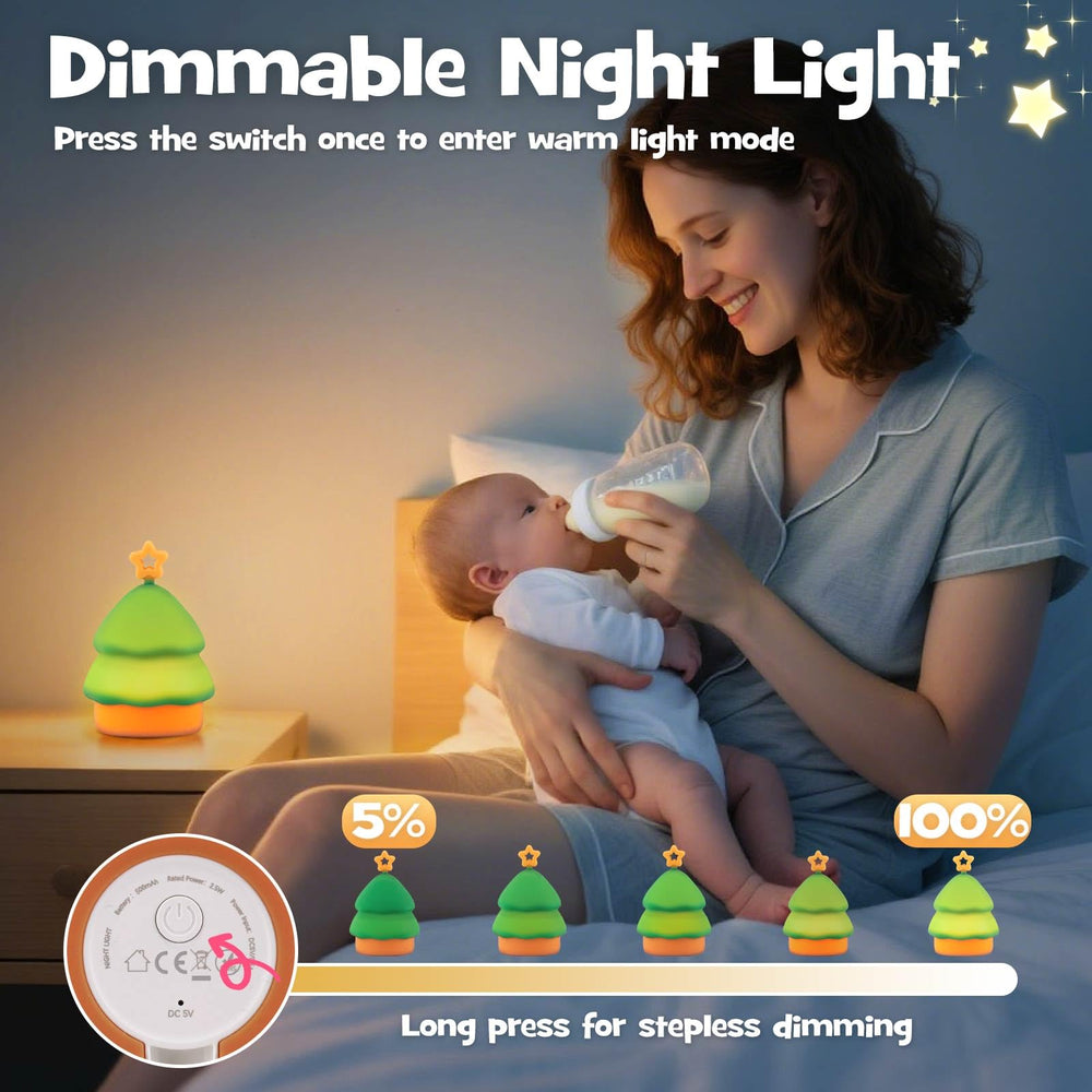 Gefaxi rechargeable night light with 500mAh battery frees cords for portable use