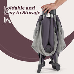 GEGOSEN portable baby playard nap bed setup offers a cozy resting space for naps.