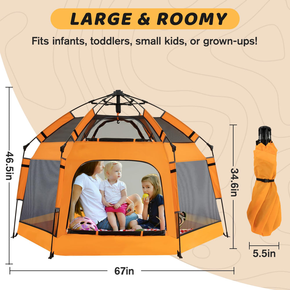 GEIYATOI UV50+ shade protecting baby in outdoor use