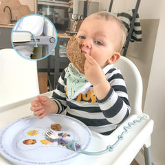 Gelinor BPA-free silicone utensil strap emphasizes safety and easy cleaning.