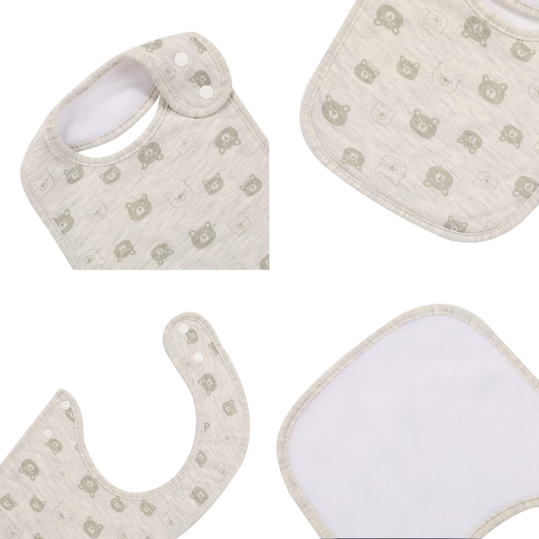 Gelisite bibs patterns display cute designs for both boys and girls.