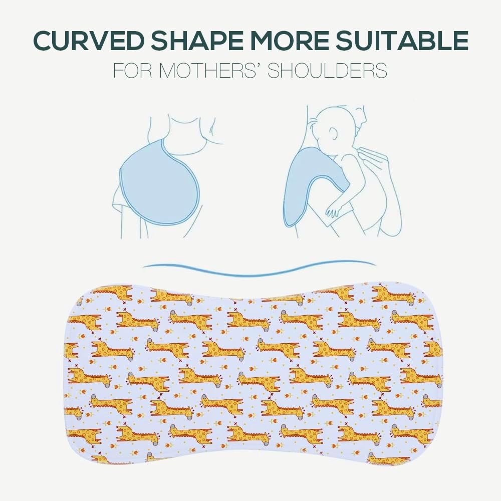 Gelisite burp cloth multi-use pattern showcases bib and towel versatility for everyday babycare.