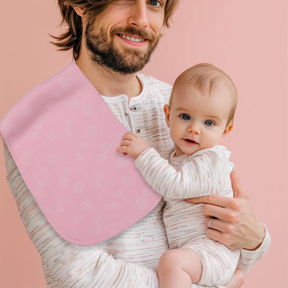 Gelisite burp cloths easy-care-wash keeps color and softness after laundering.