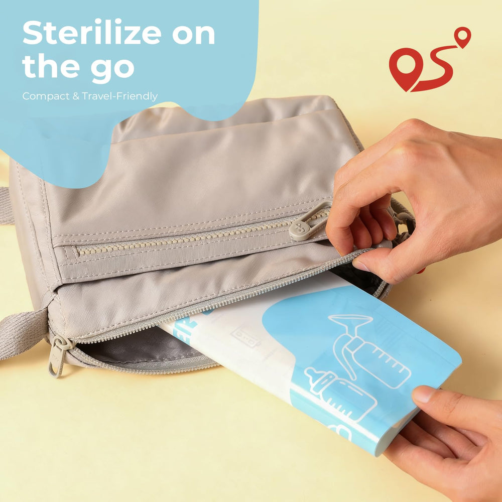 Gemdom sterilizer bags designed for travel convenience and reuse on the go