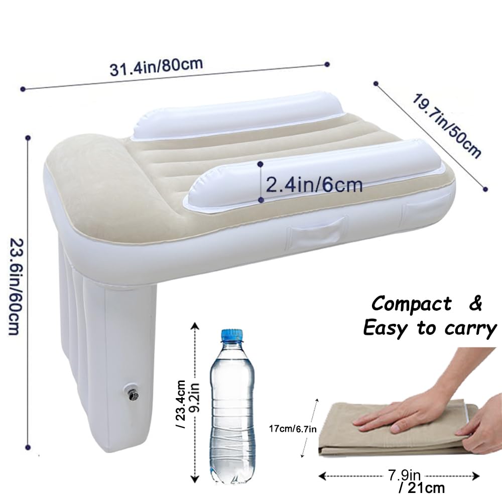 GEMGO portable bed deflated compact for easy travel and storage