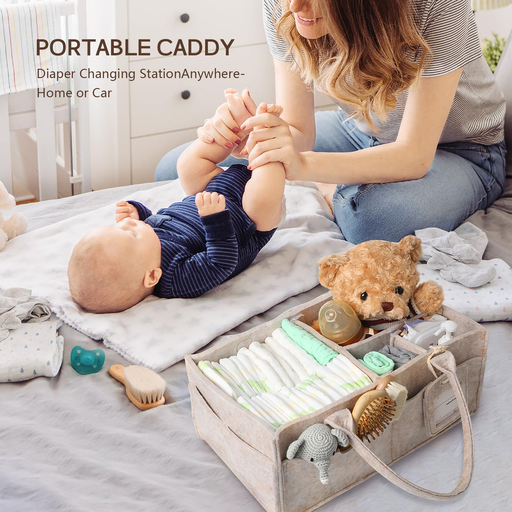 GEMII Diaper Caddy gift-ready packaging for baby showers