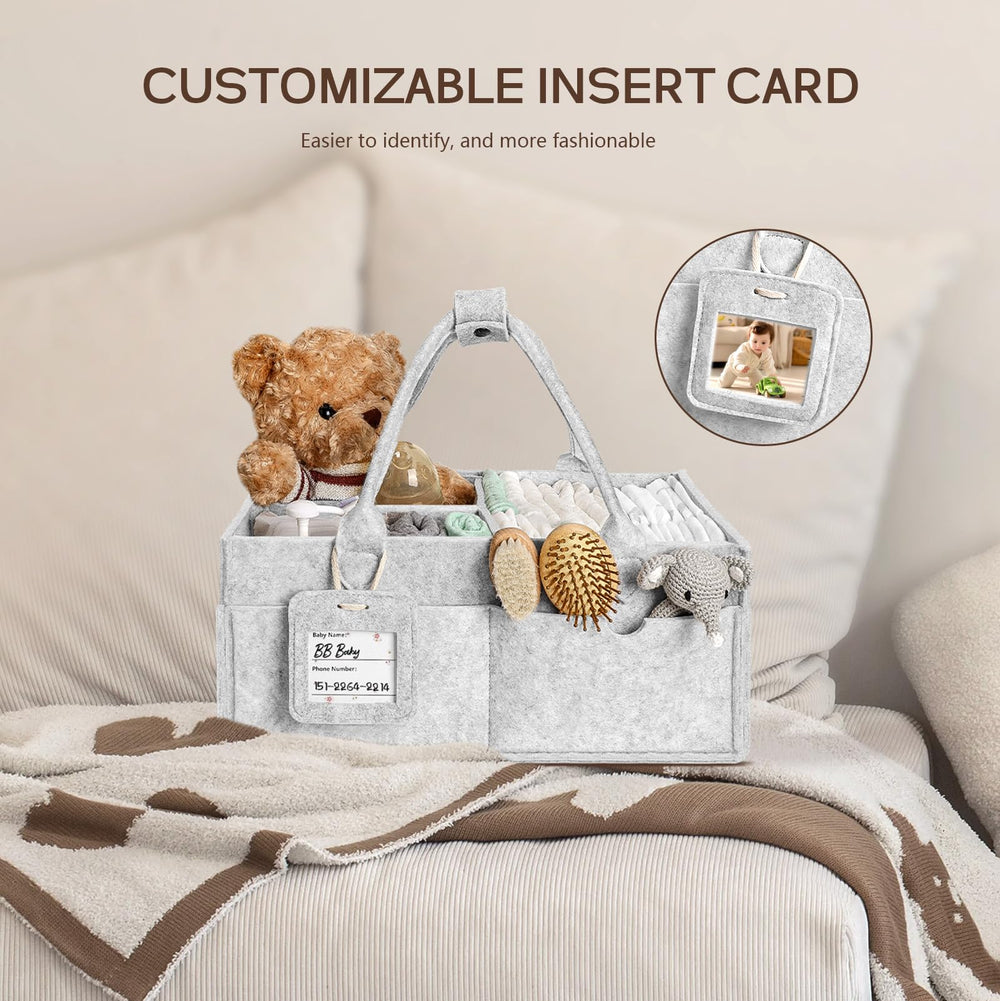 GEMII diaper caddy makes a thoughtful shower gift for new parents.