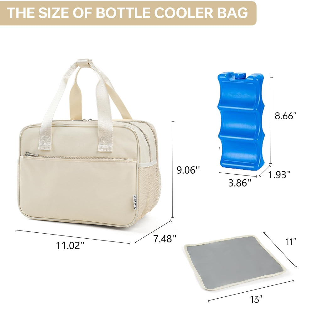 GEMIU bag includes ice pack for cooling during outings