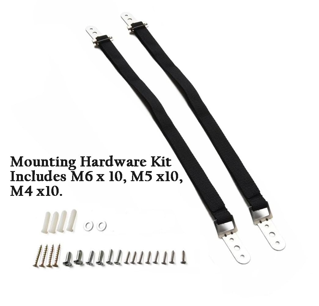 Generic anti-tip strap baby-proofing living room scenario for family safety