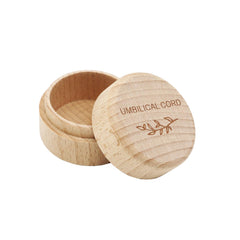 Generic baby keepsake box with engraved leaf lid design for treasured mementos.