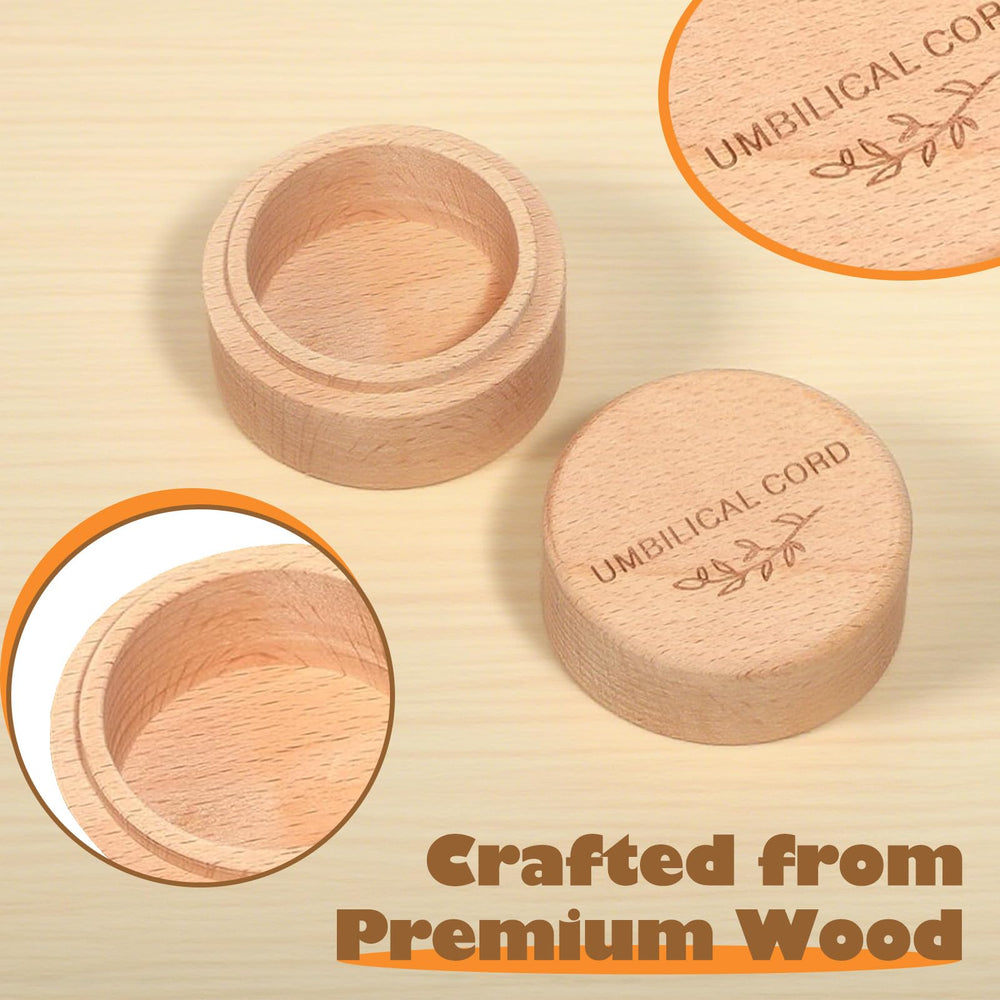 Generic keepsake box for first hair and baby teeth storage in a compact design.