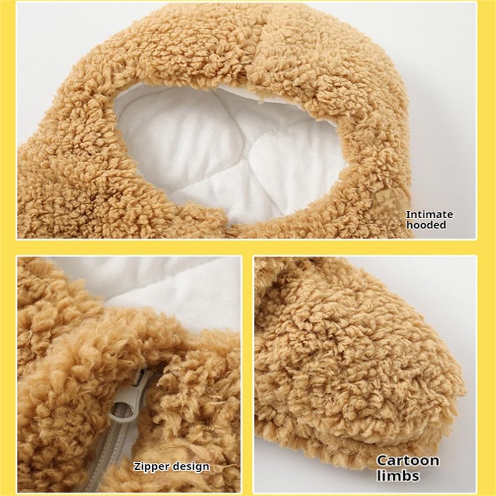 Generic Baby Starfish Onesie cashmere outer fabric conveys luxurious warmth for overnight sleep.