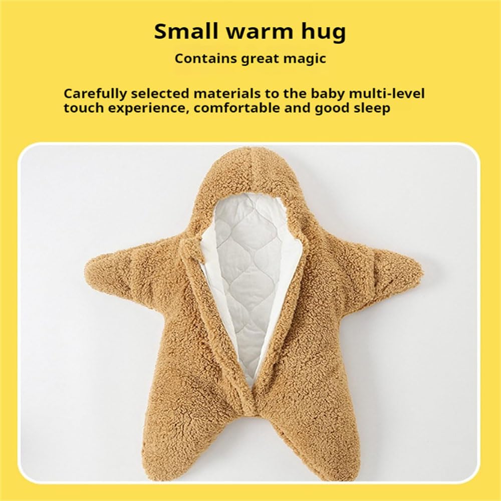 Generic Baby Starfish Onesie invisible zipper detail enables quick, easy changes.