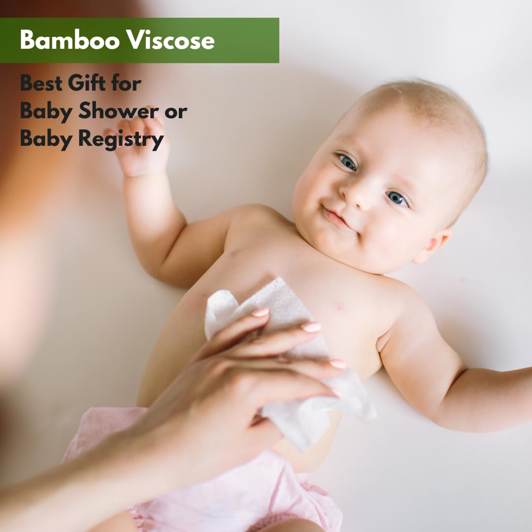 Generic baby washcloths ideal for bath time, burp cloths, and quick cleanups.