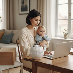 Generic breast pump stand for Eufy E20 easy carry for travel and quick access