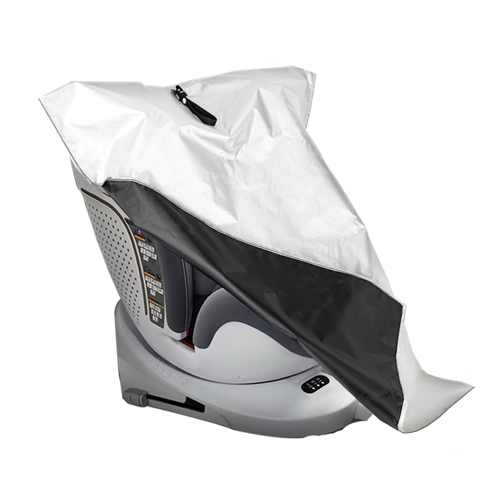 Generic car seat sun shade cover provides heat protection during sunny drives