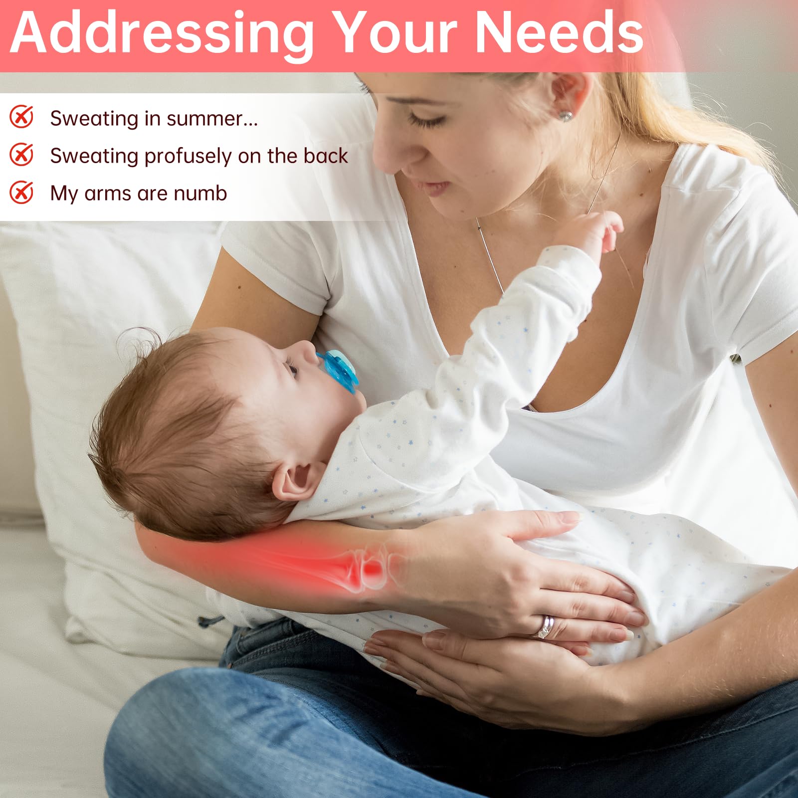 Generic Cozy Cradle arm pillow makes a thoughtful baby shower gift