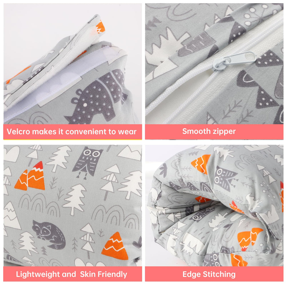 Generic Cozy Cradle arm pillow close-up showing skin-friendly cotton fabric
