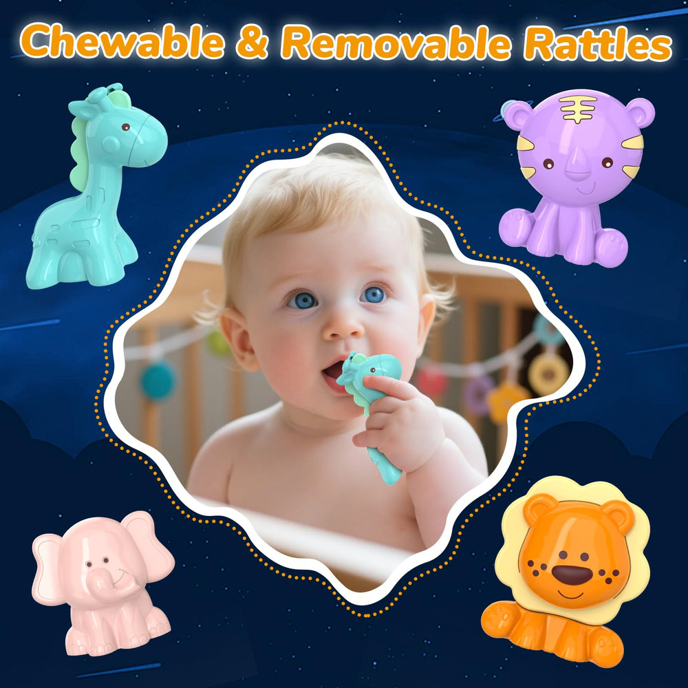 Generic crib mobile detachable music box for standalone use