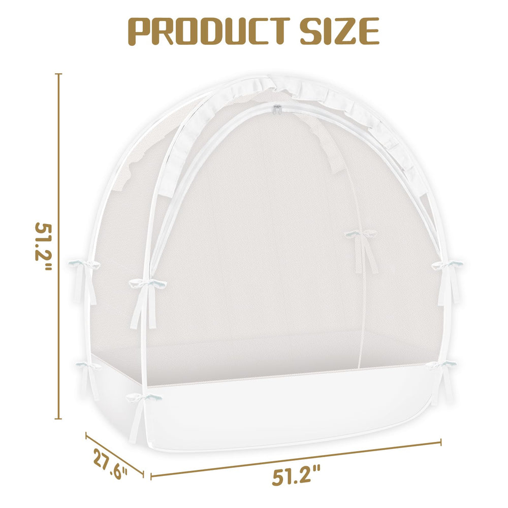 Generic crib tent solid support skeleton maintains shape through use