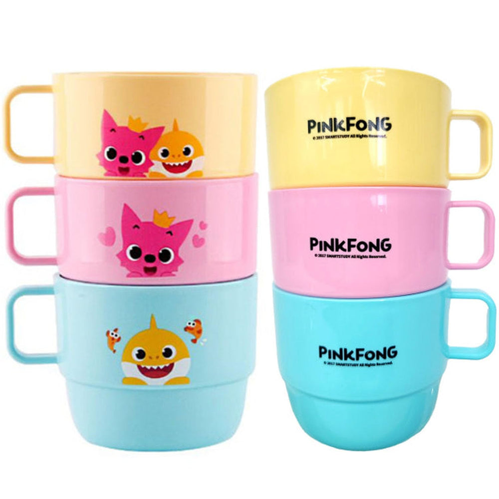 Generic cute character cups with easy-grip handle, comfortable hold for all ages.